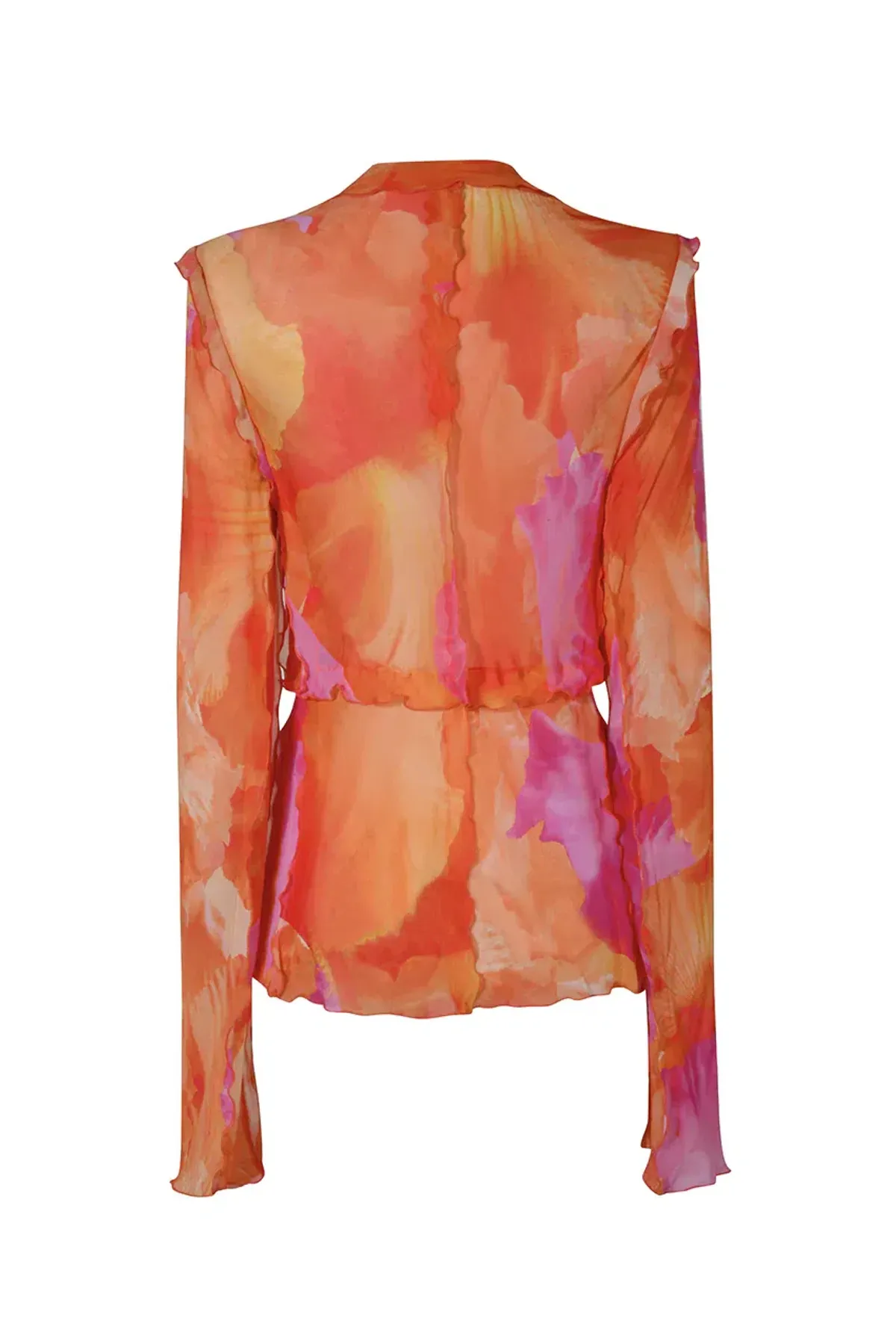 Rat & Boa Fiametta Blouse Multi Size 12 - Image 4