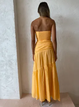 Issy Isles Dress in Orange Sorbet Size 6 for rent on The Volte - image 3