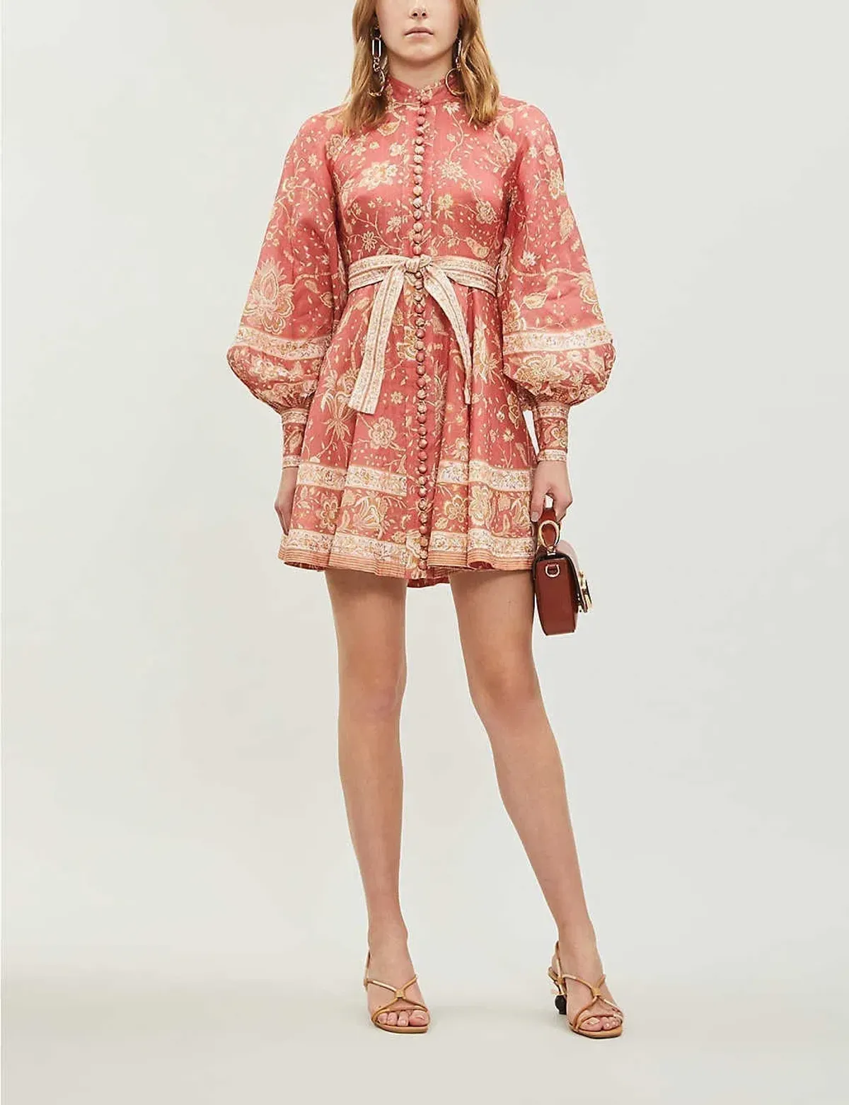 Zimmermann Veneto Border Short Dress Floral Size 1 / Au 10 - Image 1