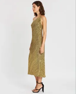 By Johnny Gold Girl Asymmetric Bias Dress Size 12 for rent on The Volte - image 3