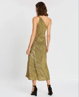 By Johnny Gold Girl Asymmetric Bias Dress Size 12 for rent on The Volte - image 4
