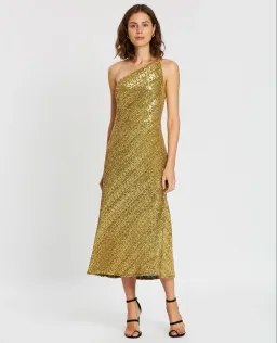 By Johnny Gold Girl Asymmetric Bias Dress Size 12 for rent on The Volte - image 1
