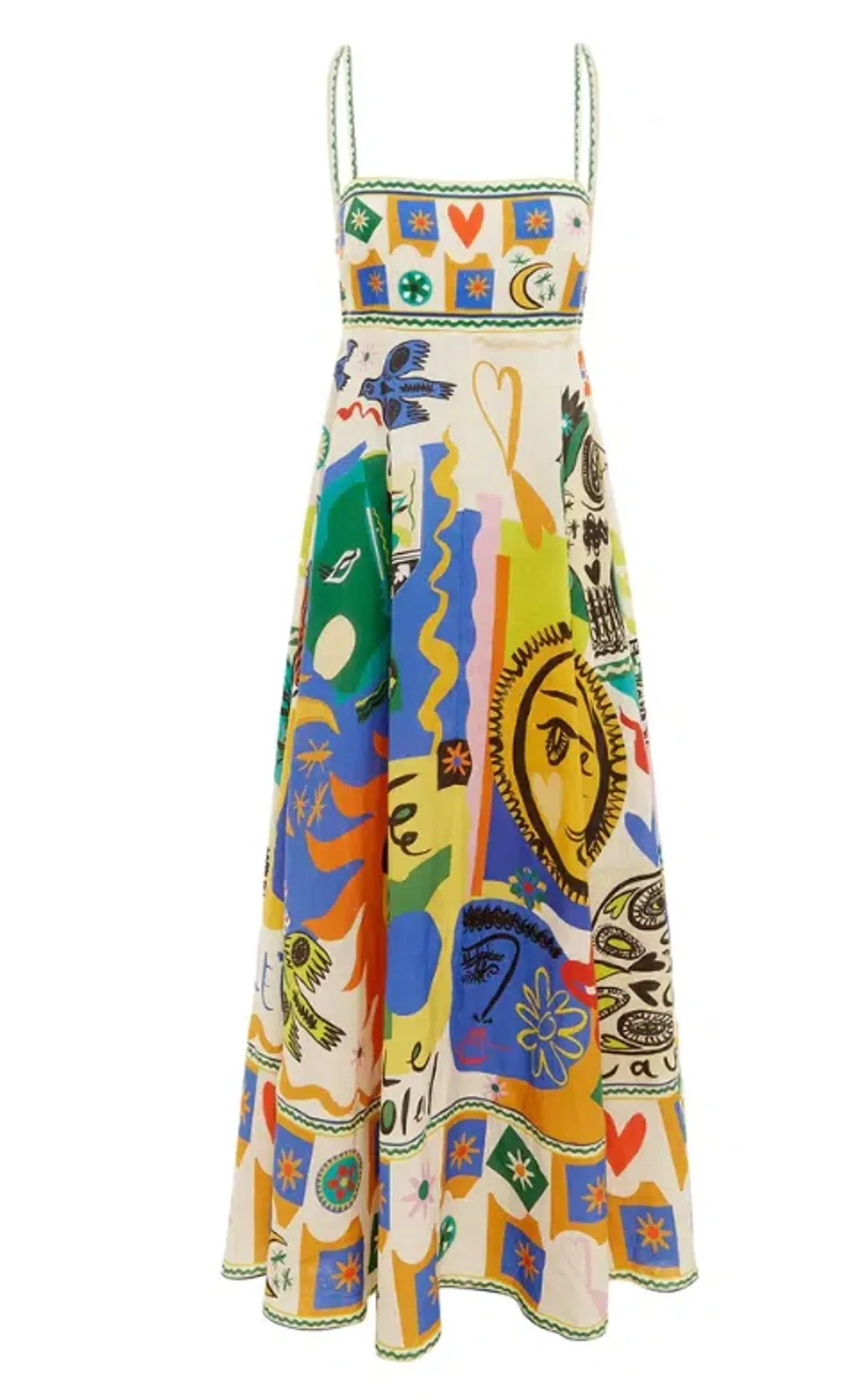 Alemais The Soleil Sundress Multi Size 14 for rent on The Volte - main image
