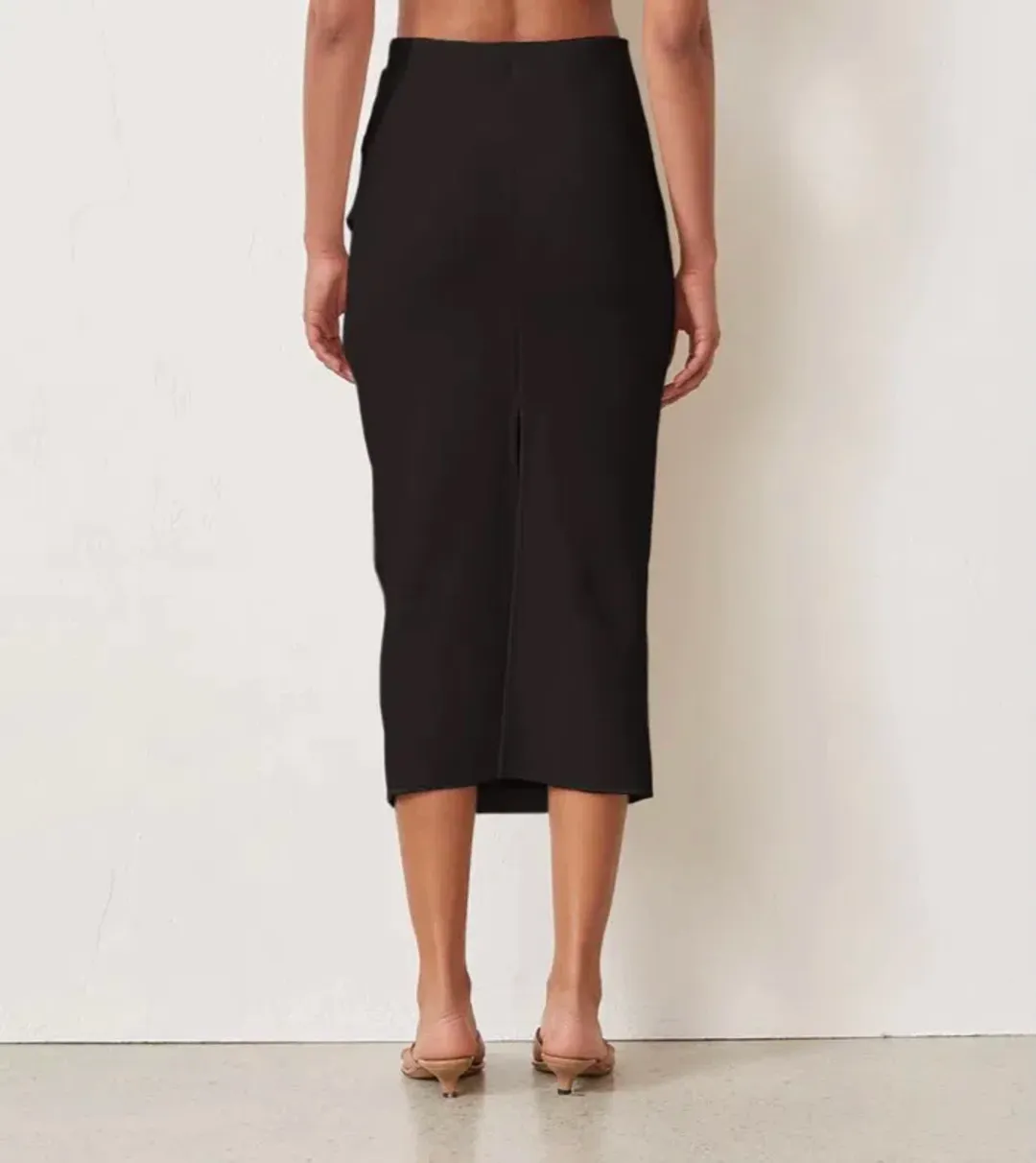 Bec and Bridge Raphaela Midi Skirt Black Size 10 for rent on The Volte - main image