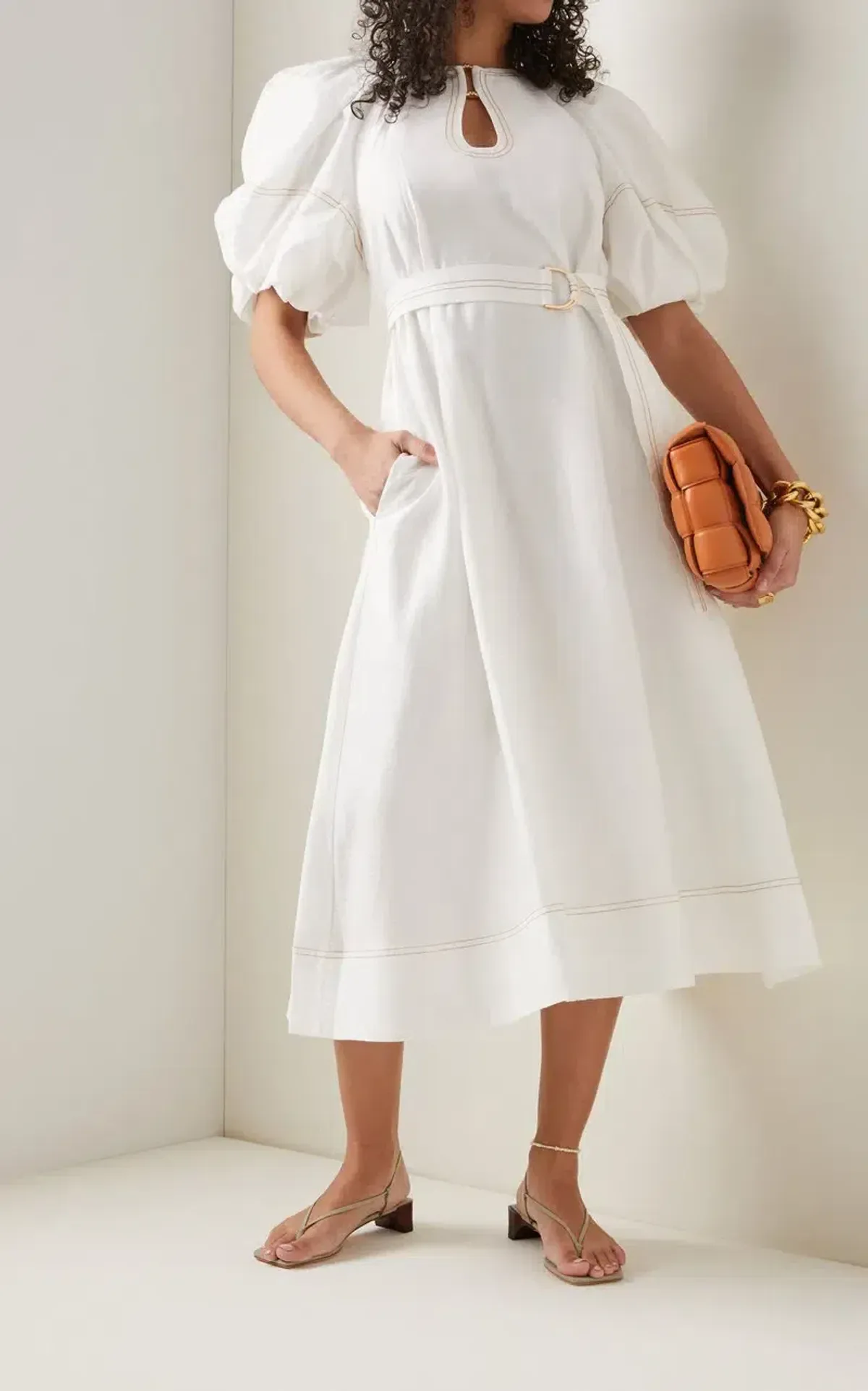 Acler Harlow Dress in Ivory Size 14 - Image 4