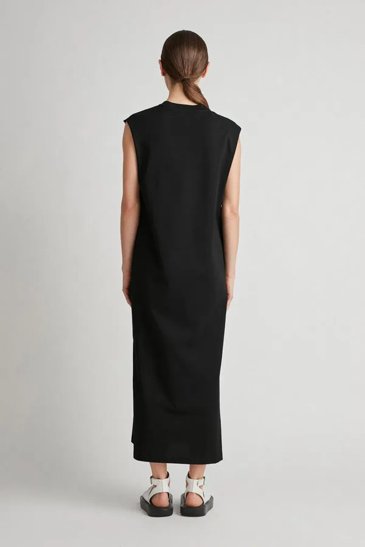 Camilla and Marc Emery Cotton Tank Dress Black Size 12 - Image 3