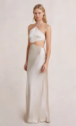 Bec & Bridge Kara Maxi Dress in Sand Size 8 for rent on The Volte - image 2