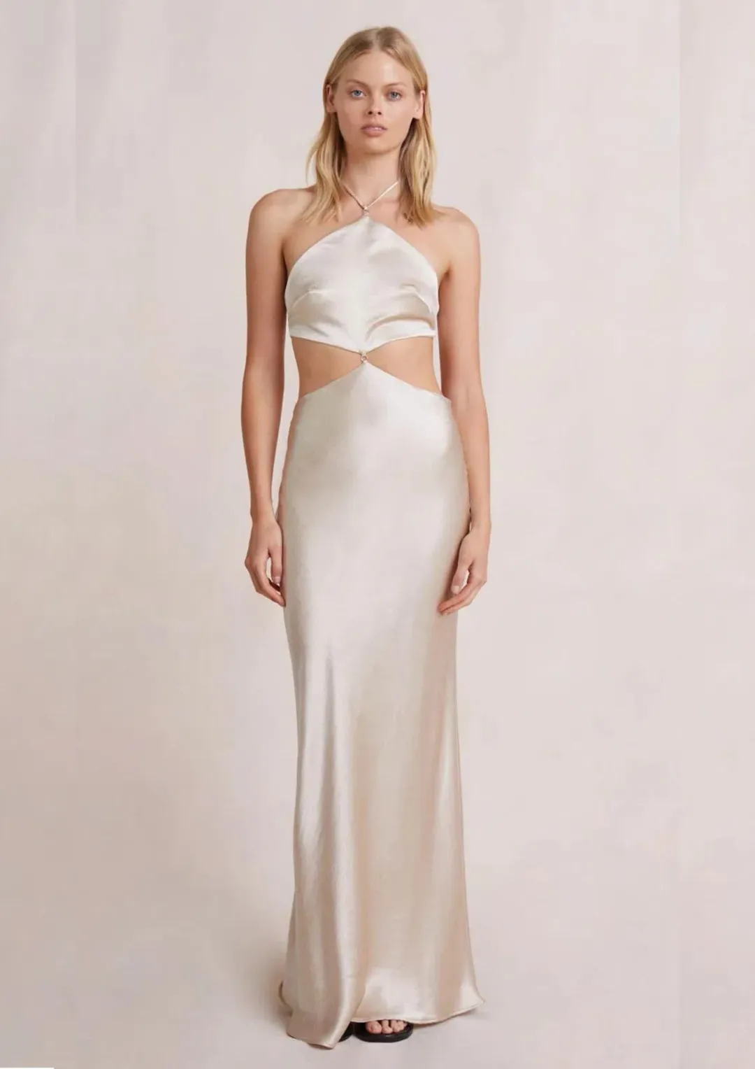 Bec & Bridge Kara Maxi Dress in Sand Size 8 for rent on The Volte - main image