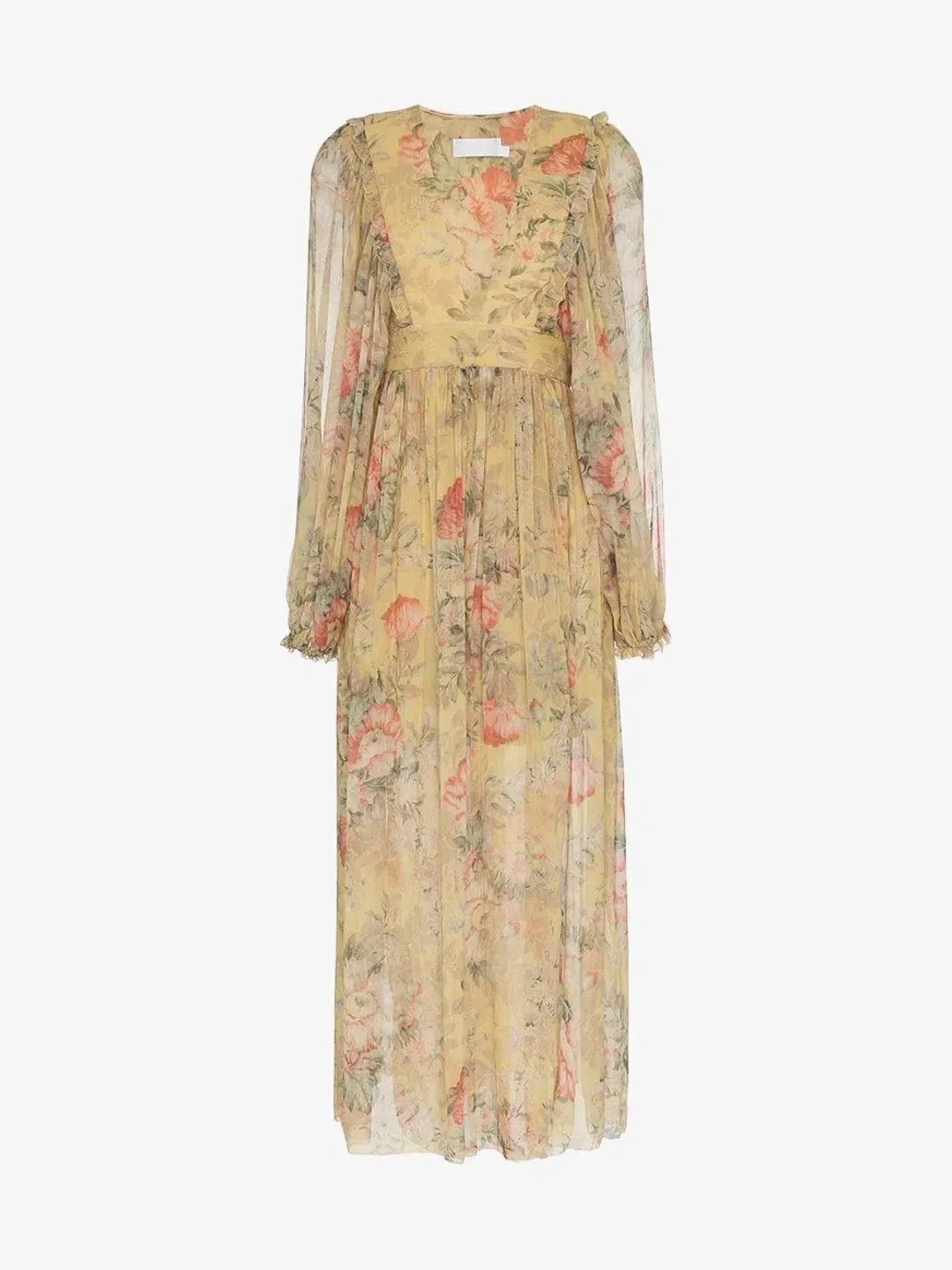 Zimmermann Melody Wrap Maxi Dress Floral Size 1/Au 10 for rent on The Volte - main image