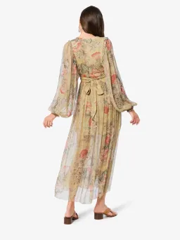 Zimmermann Melody Wrap Maxi Dress Floral Size 1/Au 10 for rent on The Volte - image 3