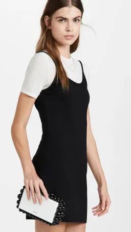 Cult Gaia Eos Clutch Black/White for rent on The Volte - image 3