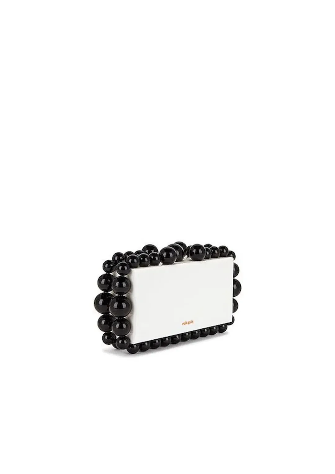 Cult Gaia Eos Clutch Black/White for rent on The Volte - main image