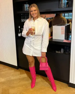 Jacquemus La Robe Baunhilha Mini Dress White Size 40 / Au 12 for rent on The Volte - image 3