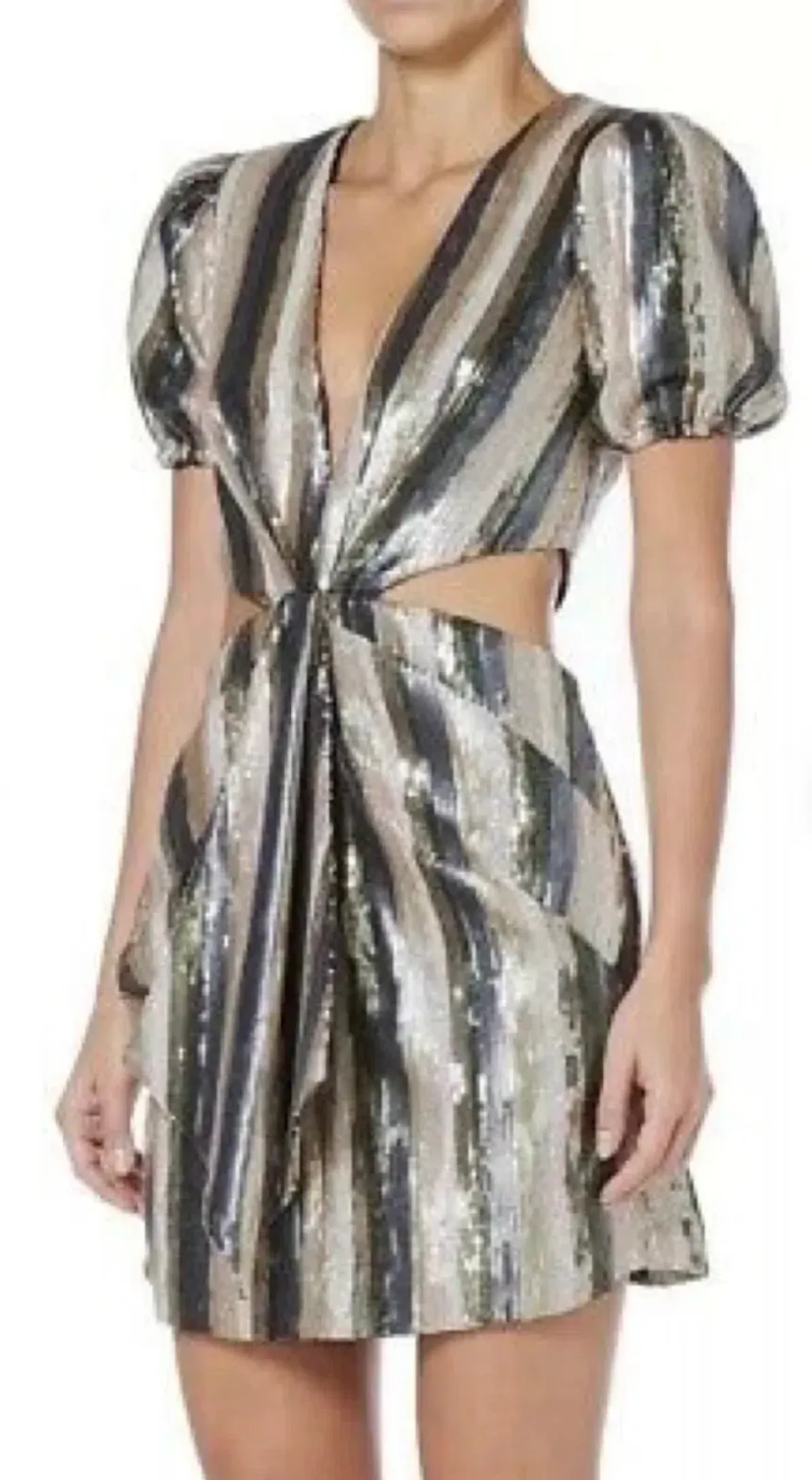 MISHA Lorlea Mini Dress Sequin Size 8 - Image 3