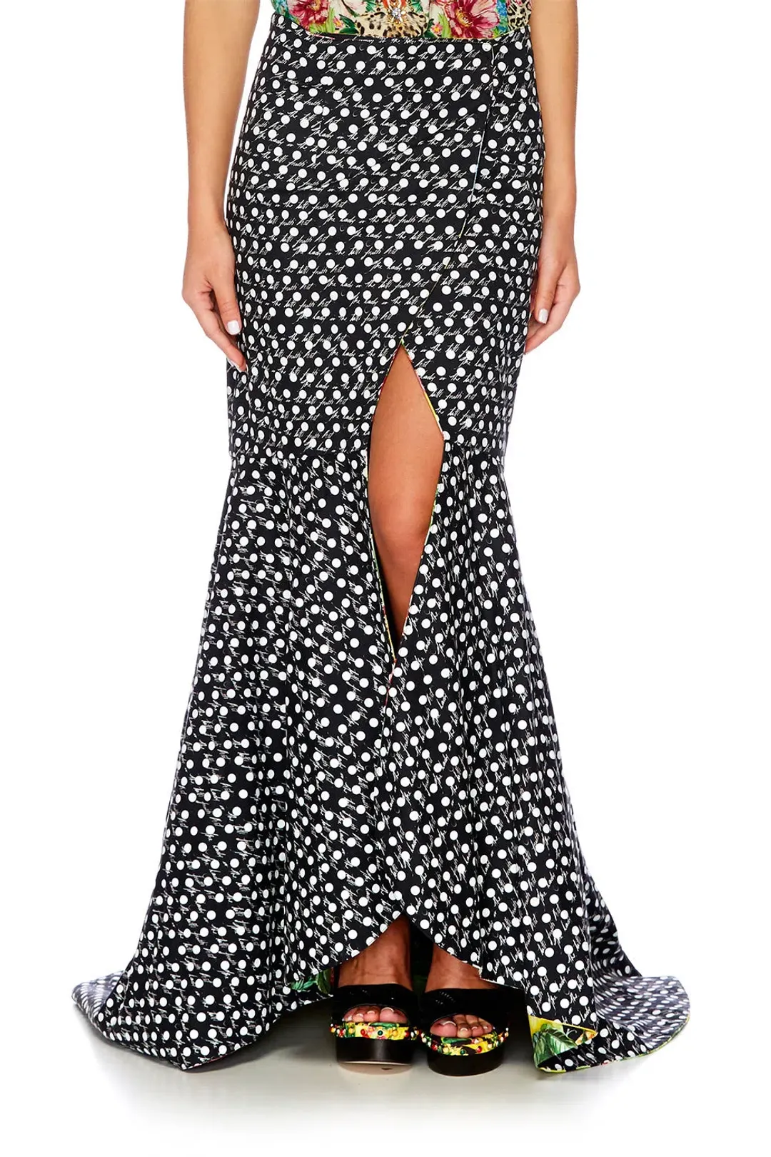 Camilla Call Me Carmen Wrap Skirt With Front Tucks Size S for rent on The Volte - main image