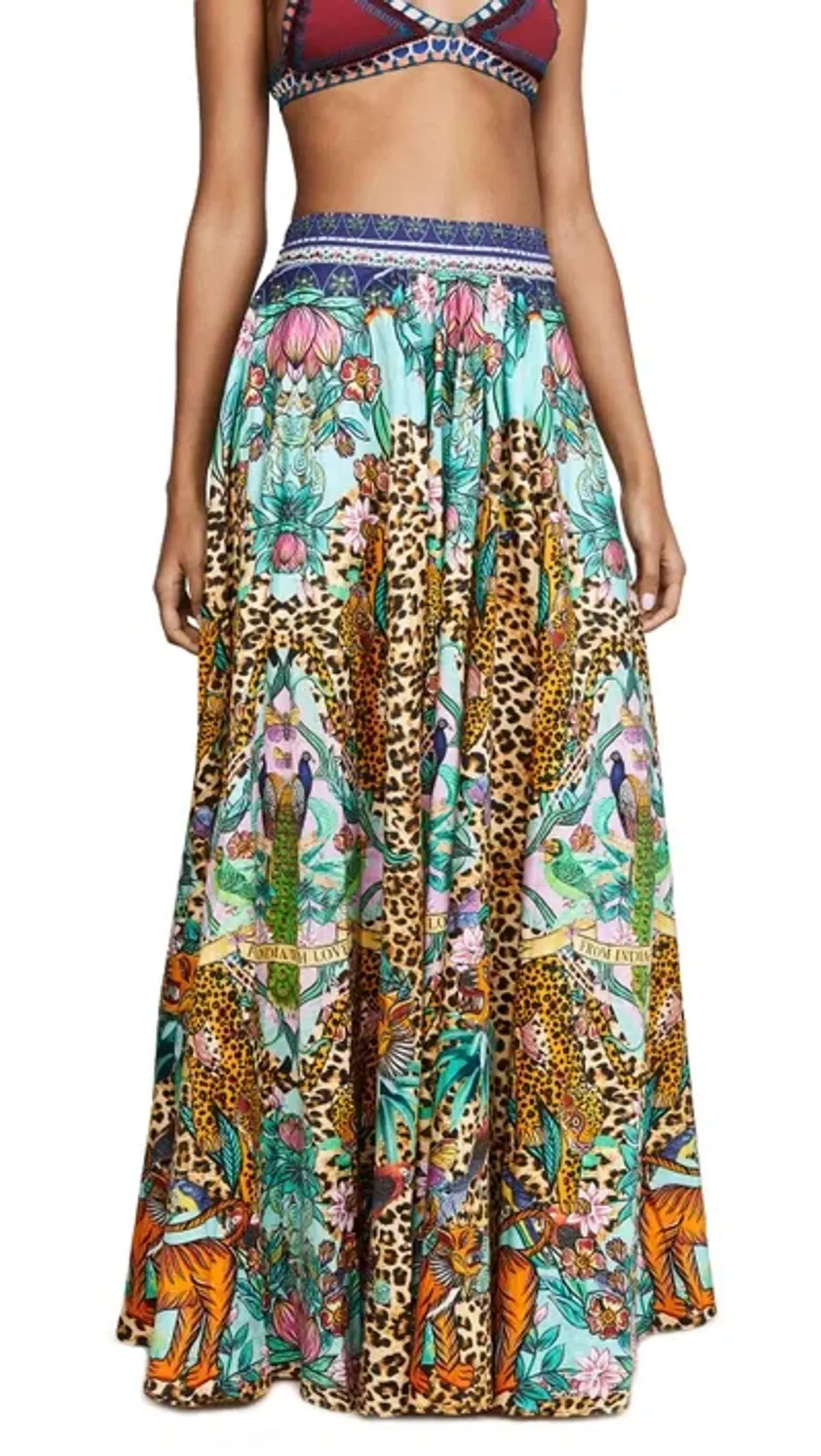 Camilla Full Hem Skirt The Jungle Book Print Size 8 - Image 2