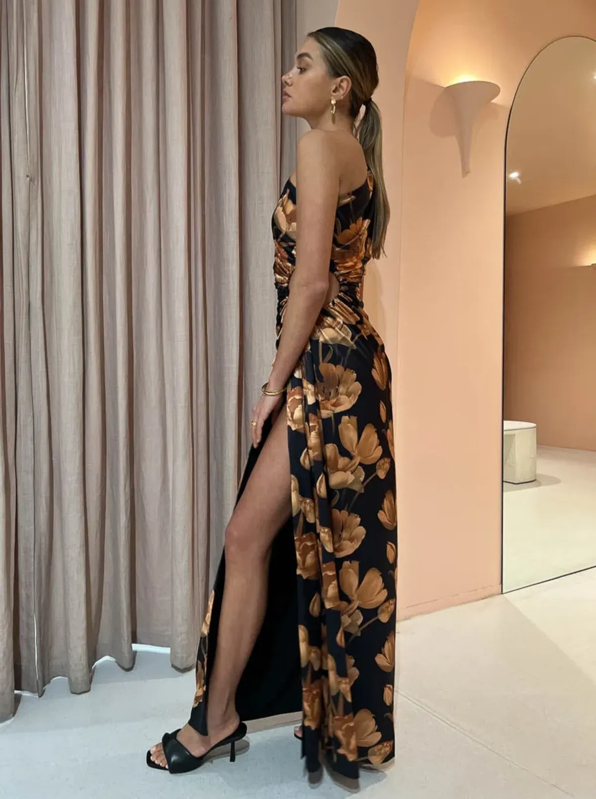 Sonya Moda Nour Marabella Maxi Dress Print Size 8 - Image 2