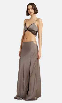 Bec & Bridge Camille Top Size 10 and Maxi Skirt Size 8 Set Pewter Silver for rent on The Volte - image 2