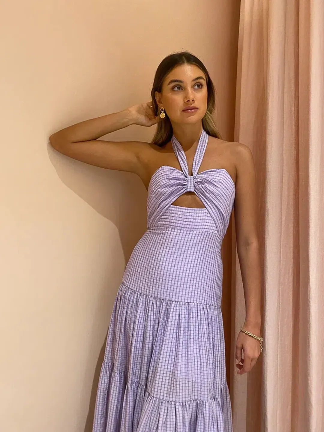 Significant Other Tuscany Dress in Lilac Size 10 for rent on The Volte - main image