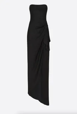 Manning Cartell Asymmetrical Games Strapless Gown Black Size 6 for rent on The Volte - image 6
