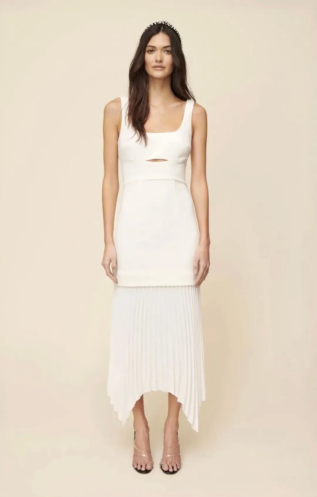 Sheike Hannah Dress White Size 6 for rent on The Volte - main image