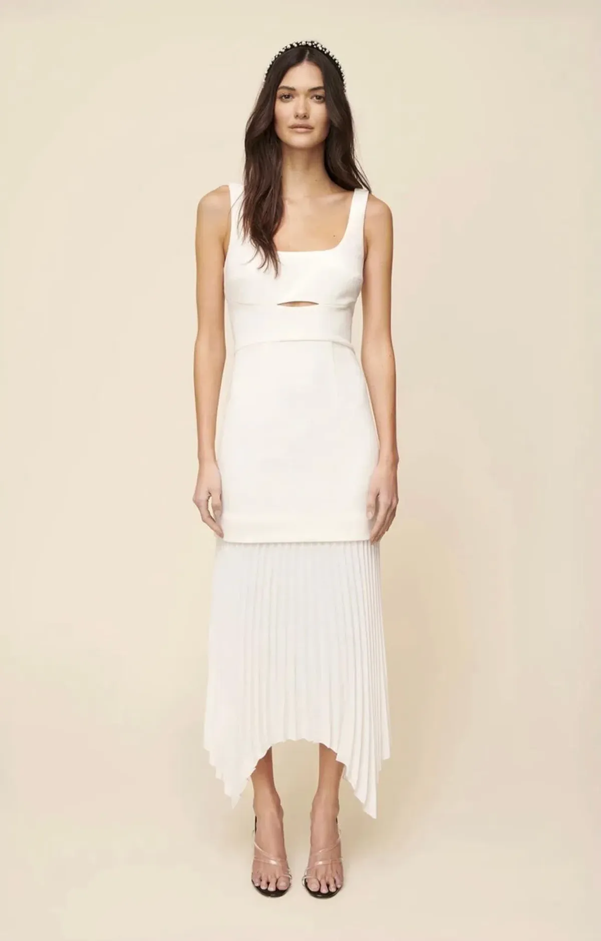 Sheike Hannah Dress White Size 6 for rent on The Volte - main image