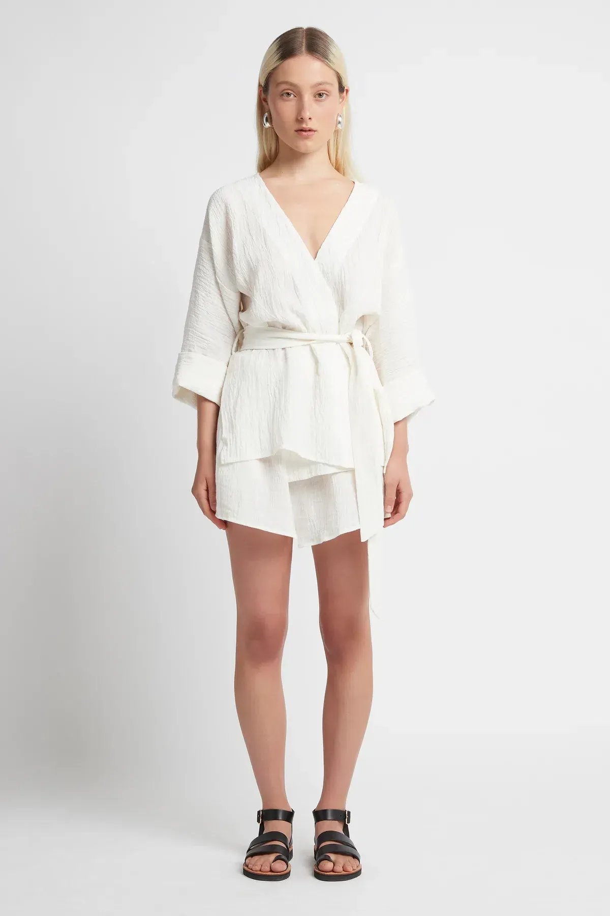 Watson X Watson Hydra Dress Ivory Size 10 for rent on The Volte - main image