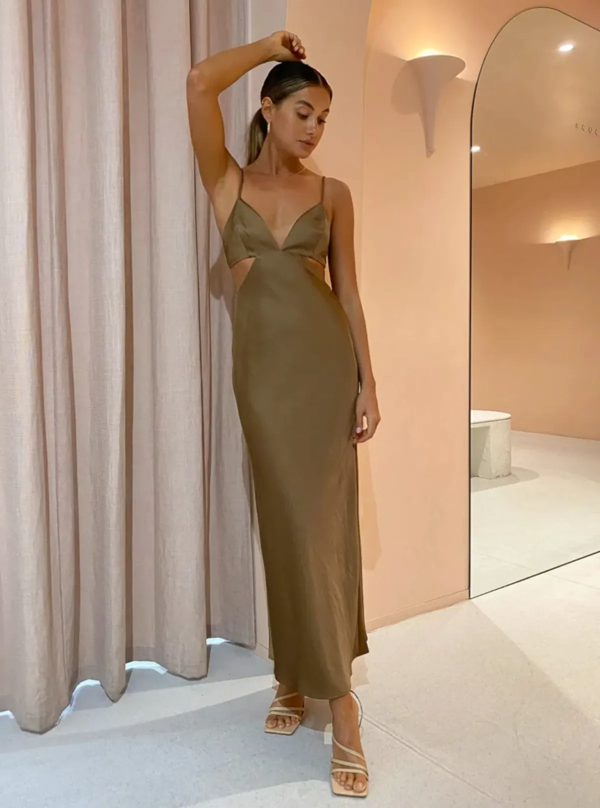 Significant Other Jacy Dress Dark Gold Size 10 - Image 2