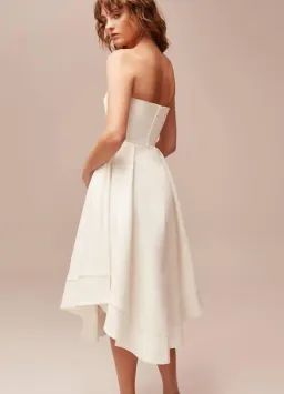 C/MEO Collective Making Waves Dress Ivory Size M for rent on The Volte - image 2