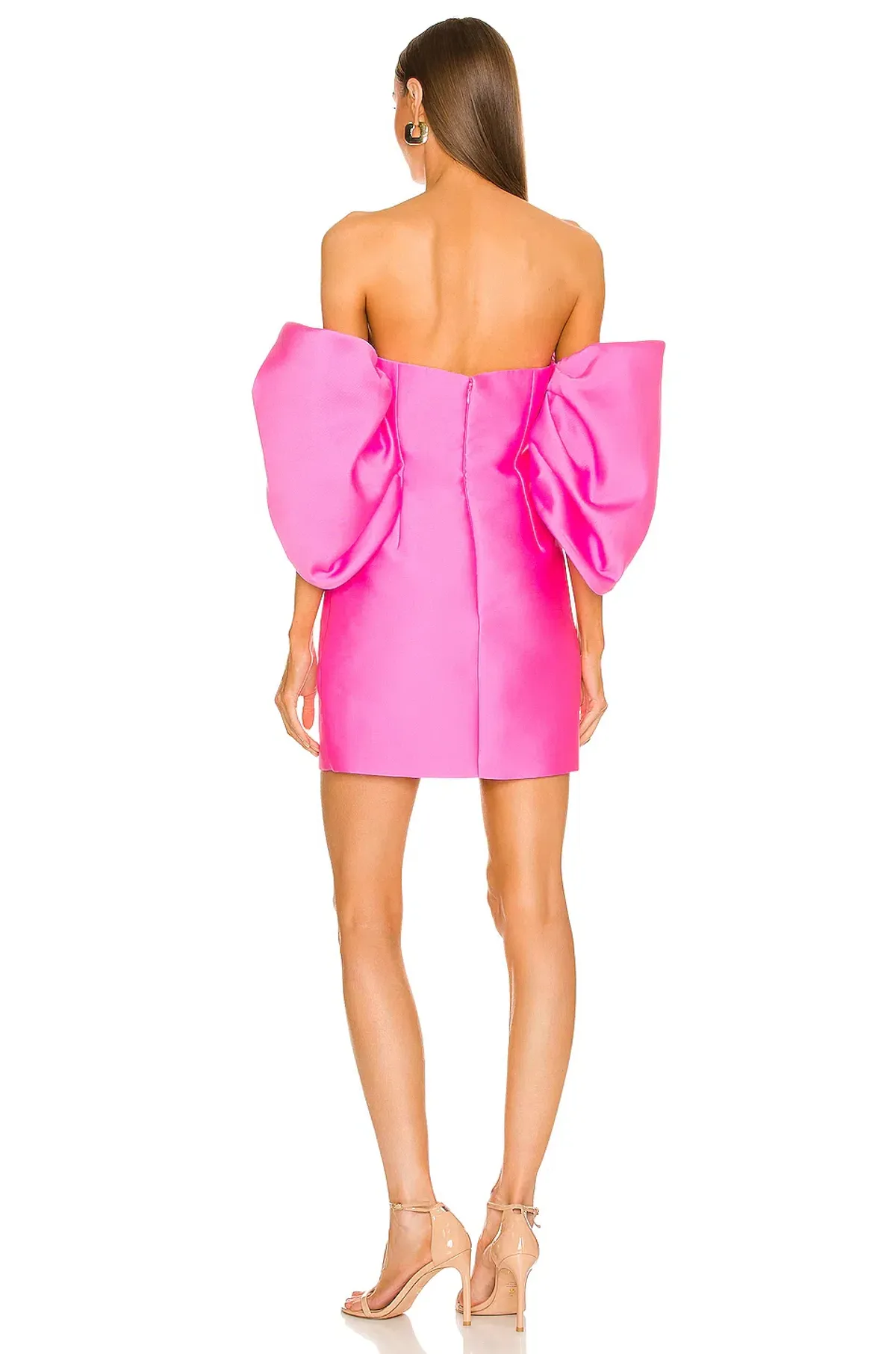 Solace London Elina Mini Dress in Pink Size 2/Au 8 - Image 3