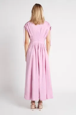 Aje Cosmos Midi Dress Lilac Size 10 / M for rent on The Volte - image 3