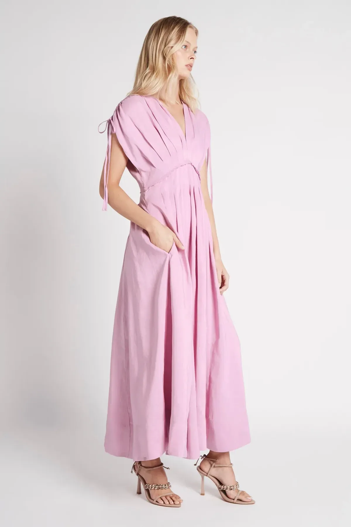Aje Cosmos Midi Dress Lilac Size 10 / M - Image 2