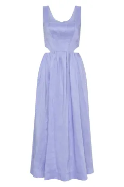 Aje Virginie Cut Out Midi Dress Purple Size 12 / L for rent on The Volte - image 6