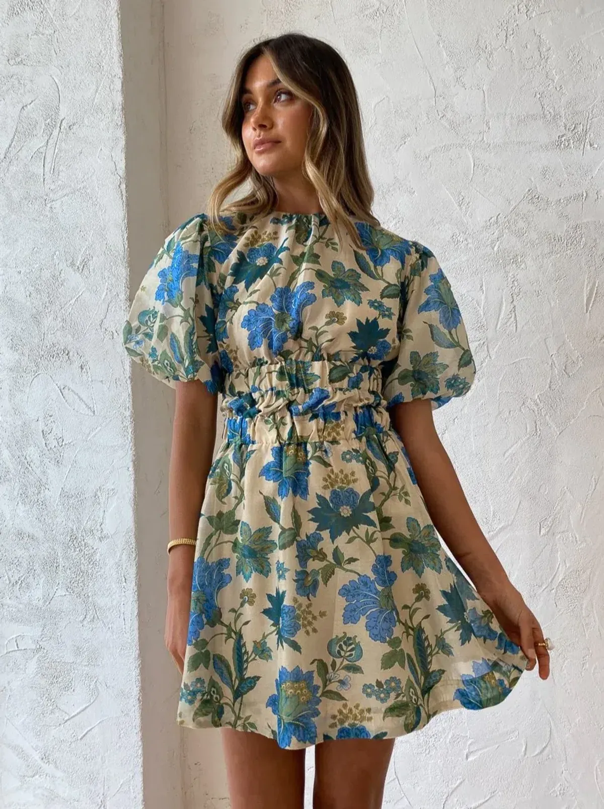 Sir the Label Celia Open Back Mini Dress in Marguerite Print Size 8 - Image 2