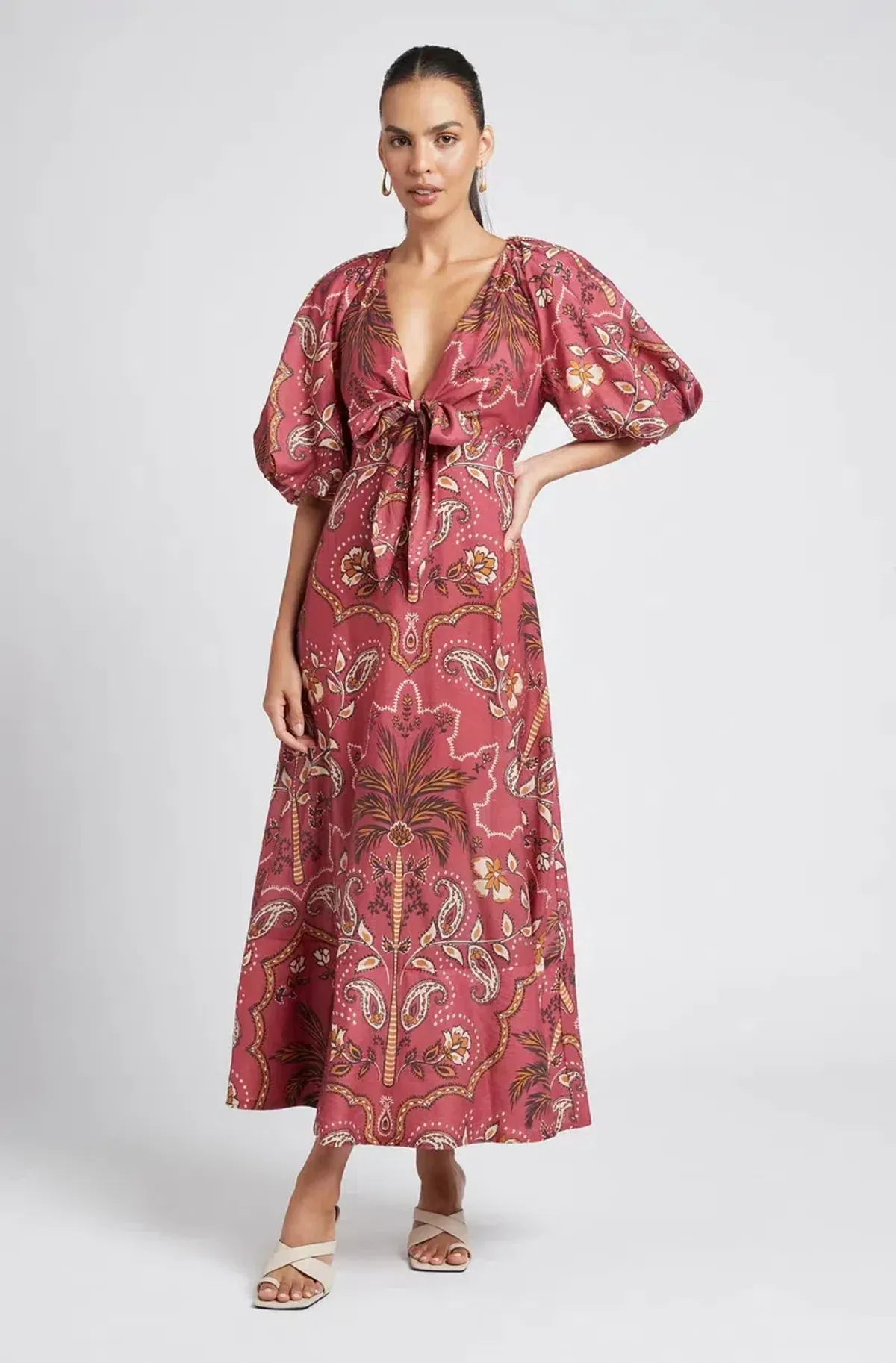 Sheike Panama Maxi Dress Print Size 10 for rent on The Volte - main image