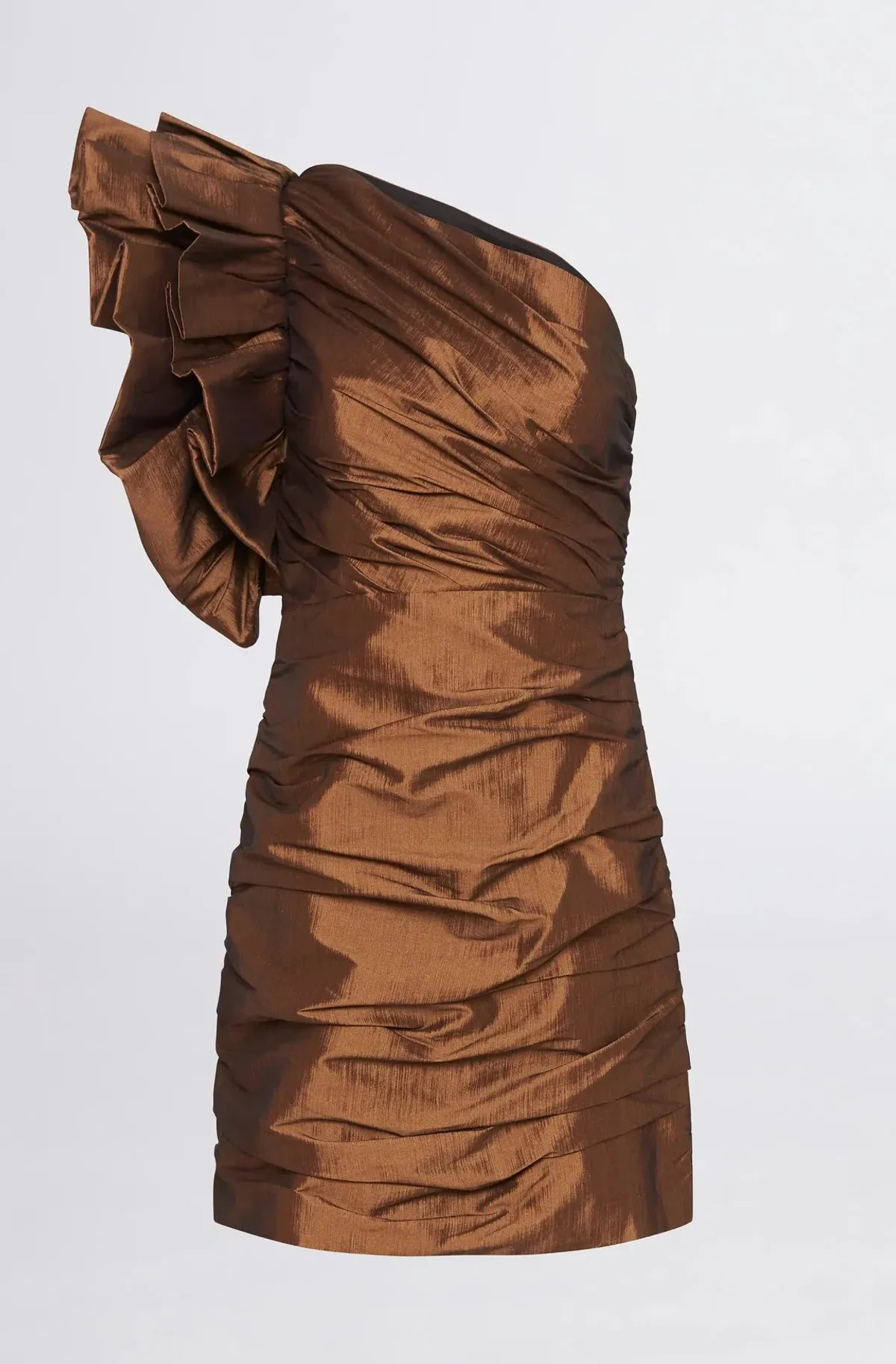 Sheike Mirage Mini Dress Brown Size 8 - Image 4