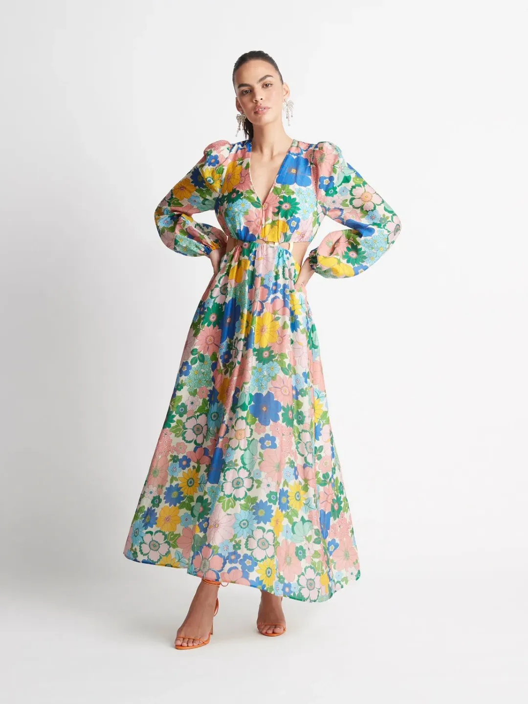 Sheike Free Spirit Maxi Dress Floral Size 12 for rent on The Volte - main image