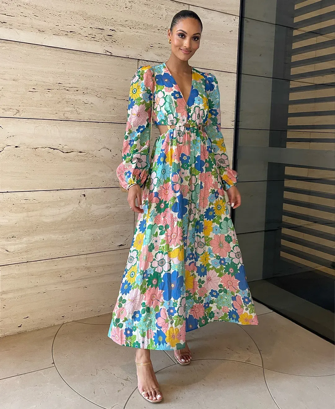 Sheike Free Spirit Maxi Dress Floral Size 8 for rent on The Volte - main image