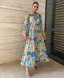 Sheike Free Spirit Maxi Dress Floral Size 8 for rent on The Volte - image 4