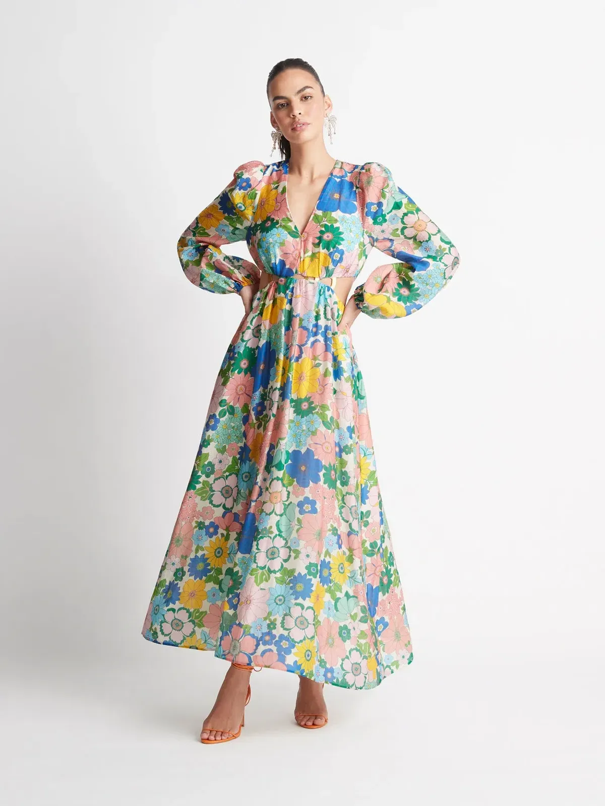 Sheike Free Spirit Maxi Dress Floral Size 8 for rent on The Volte - main image