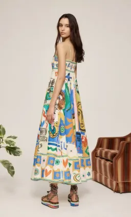 Alemais Soleil Sundress Multi Size 8 for rent on The Volte - image 2