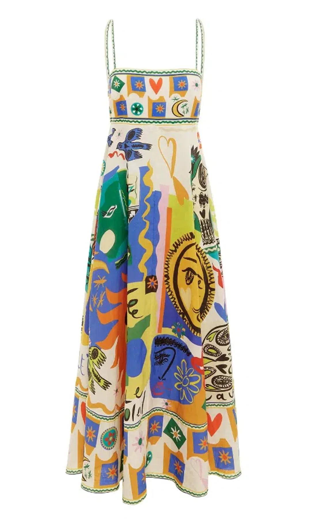 Alemais Soleil Sundress Multi Size 8 for rent on The Volte - main image