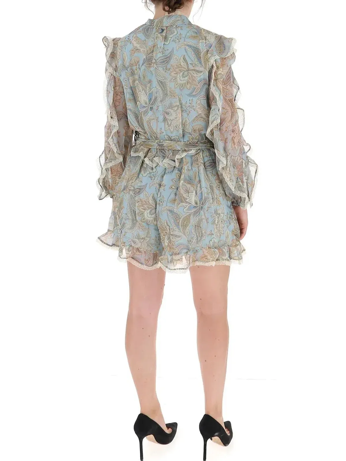 Zimmerman LadyBeetle Frill Playsuit Floral Size 1/Au 10 - Image 2