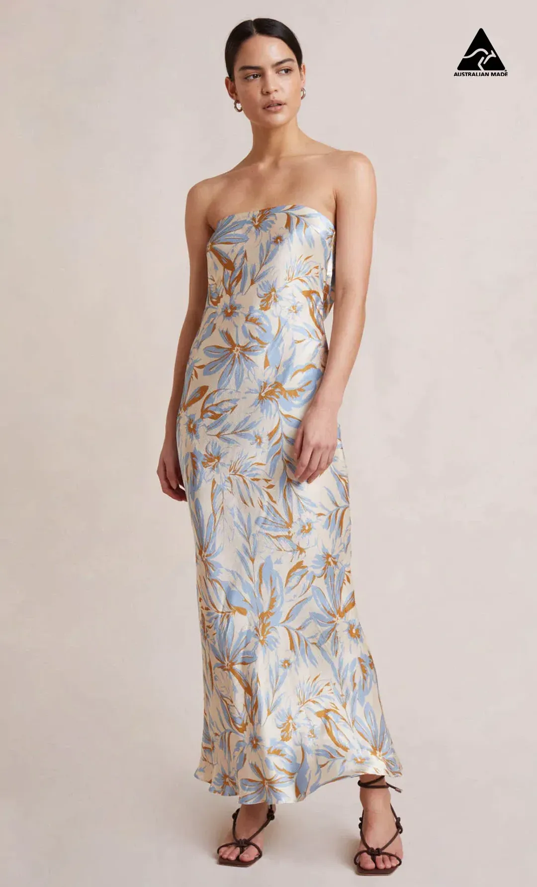 Bec & Bridge Stella Strapless Dress Floral Size 8 for rent on The Volte - main image