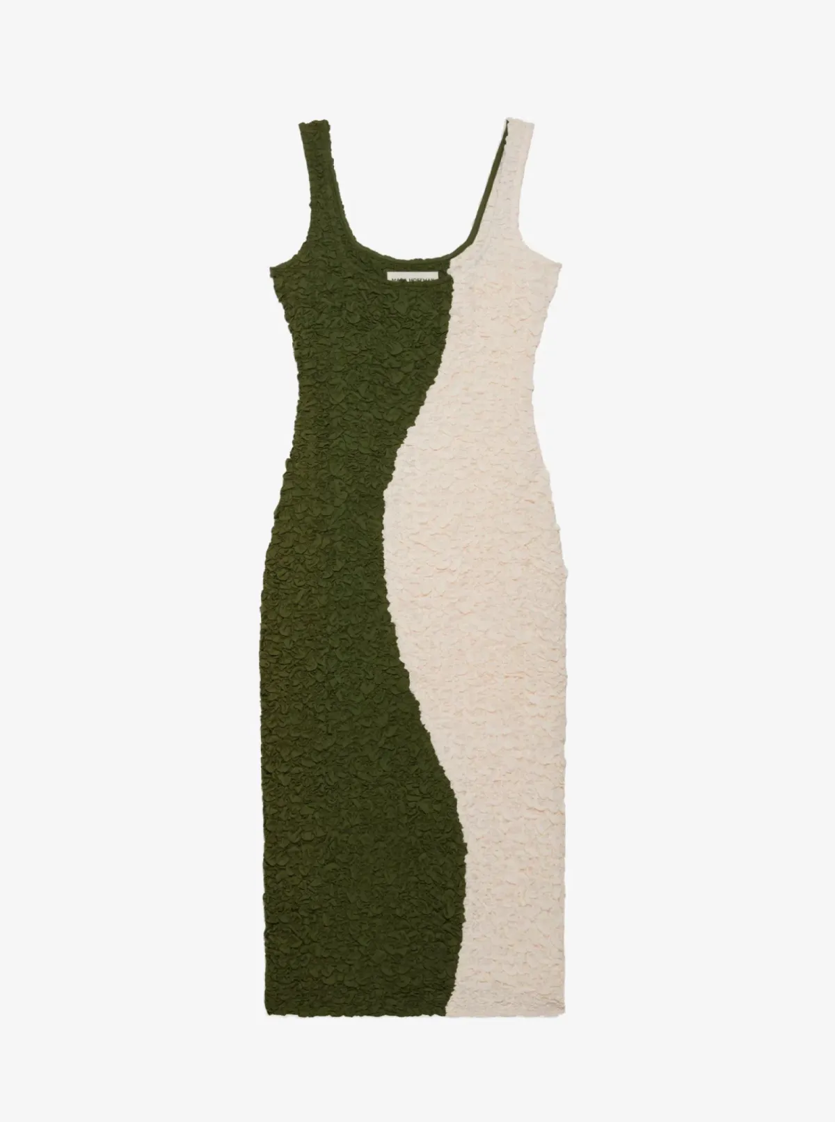 Mara Hoffman Sloan Dress Midi Dress Olive Size L/Au 12 - Image 3