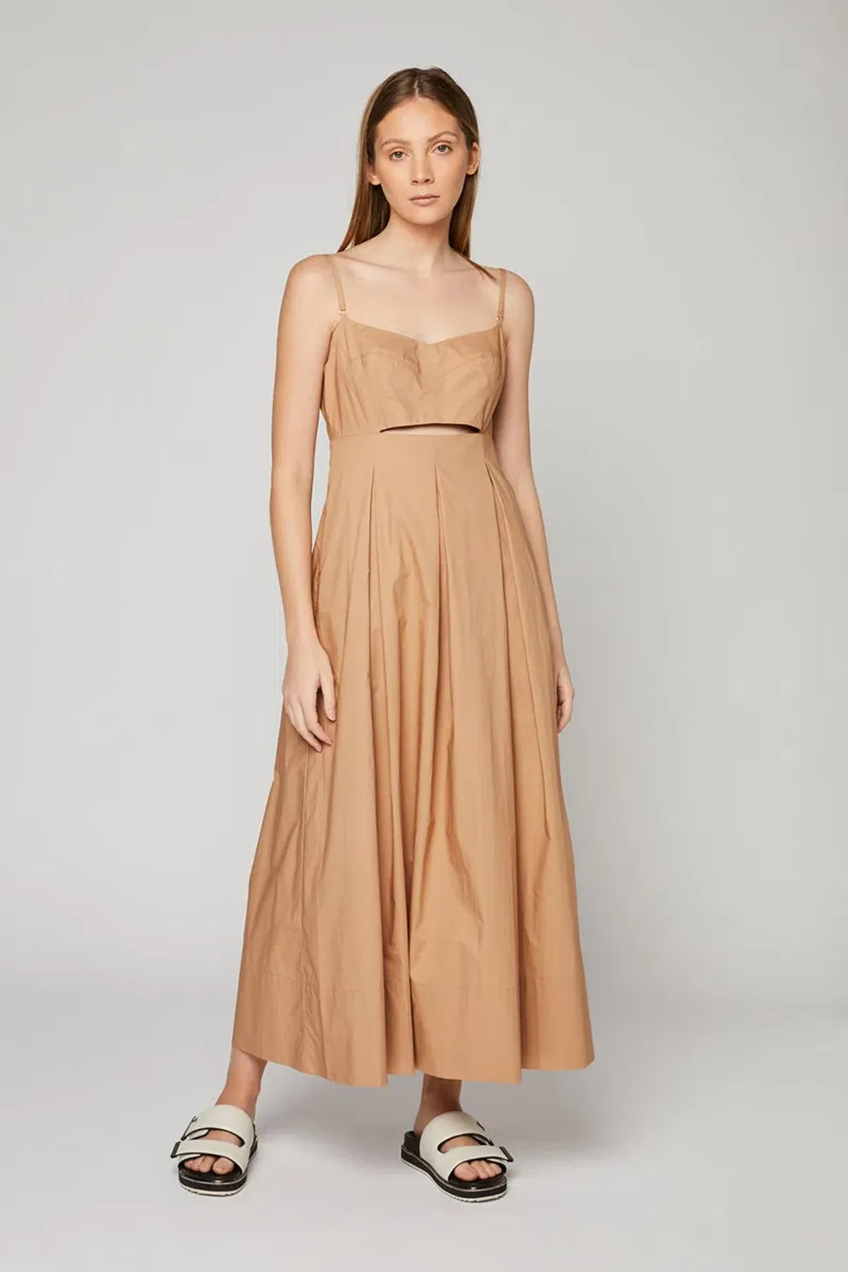 Ginger & Smart Seeker Sundress Brown Size 14 - Image 1