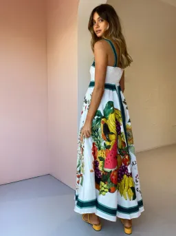Alemais Frutta Midi Sundress Multi Size 10 for rent on The Volte - image 3