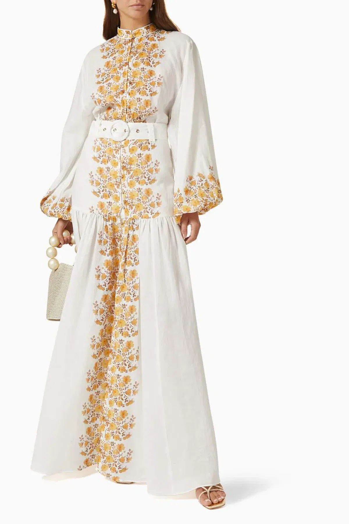 Keepsake the Label Meadow Dress White Floral Size 10 - Image 2