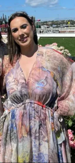 Zimmermann Luminous Tie Side Mini Dress Print Size 12 for rent on The Volte - image 4