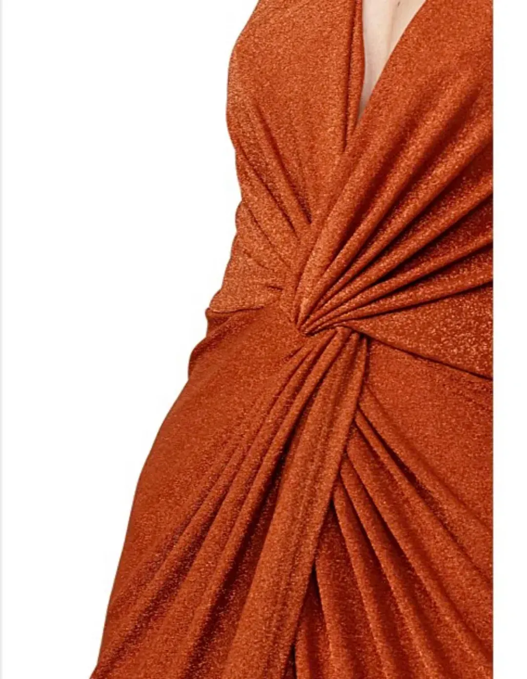 Significant Other Infinity Dress in Metallic Amber Size 8 for rent on The Volte - main image